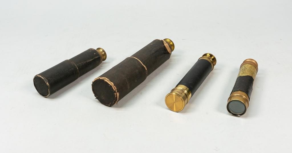 4 BRASS TELESCOPESLot of 4