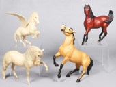 (4) Breyer horse figurines, Pe