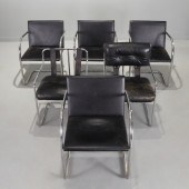 (4) BRNO CHAIRS AND (2) MARIAN