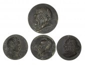 (4) BRONZE ARCHITECTURAL RELIE