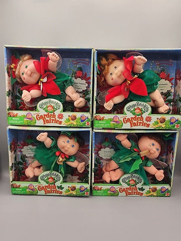 4 Cabbage Patch KIds Garden Fairies