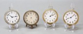 4 CAR CLOCKS TIFFANY, WALTHAM,
