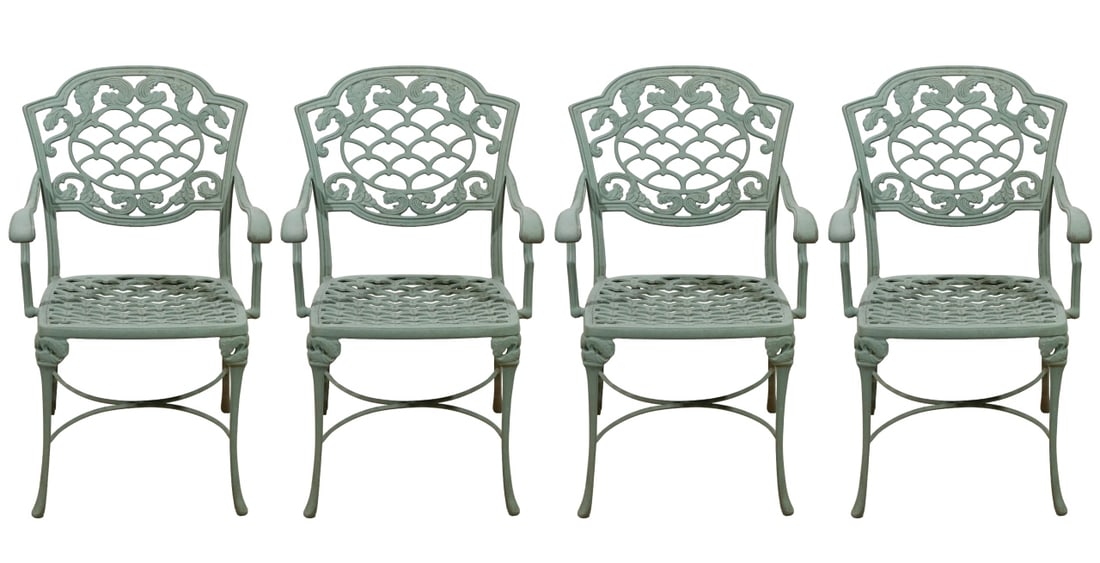 4 CARMEL CAST ALUMINUM OUTDOOR