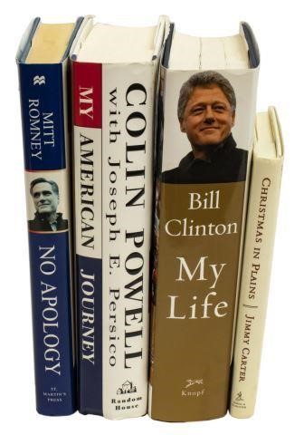 (4) CARTER, CLINTON, ROMNEY, POWELL