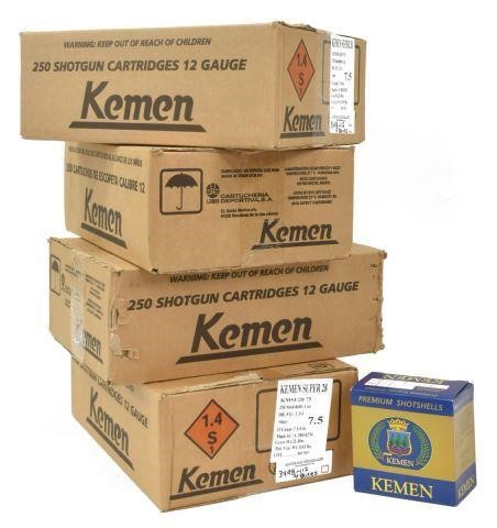 (4) CASES KEMEN 12 GAUGE SHOTGUN