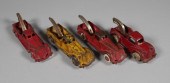 (4) CAST IRON TOY WRECKER TOW