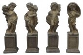 (4) CAST STONE FOUR SEASONS GA