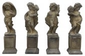 (4) CAST STONE FOUR SEASONS GA
