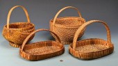 4 CHEROKEE SPLIT OAK BASKETSGr
