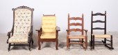 (4) Child's chairs, c/o (2) la