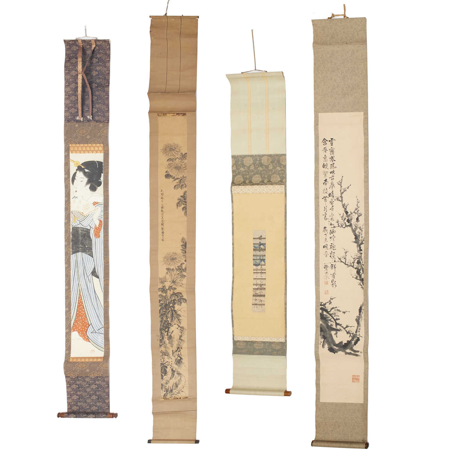 (4) CHINESE AND JAPANESE SCROLL