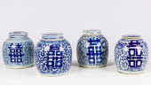 4 CHINESE BLUE &AMP; WHITE DOU