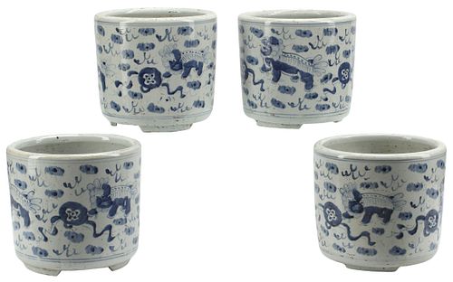(4) CHINESE BLUE &AMP; WHITE