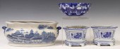 (4) CHINESE BLUE & WHITE PORCE