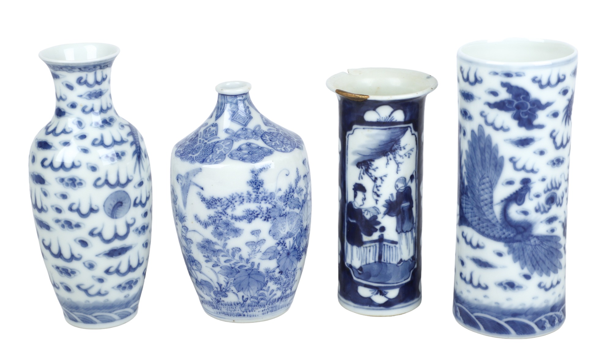 (4) Chinese blue & white