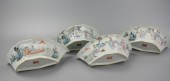 4 CHINESE FAMILLE ROSE BOWLS W
