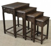 (4) CHINESE FIGURAL CARVED HAR