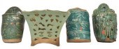 (4) CHINESE GLAZED CERAMIC CHO