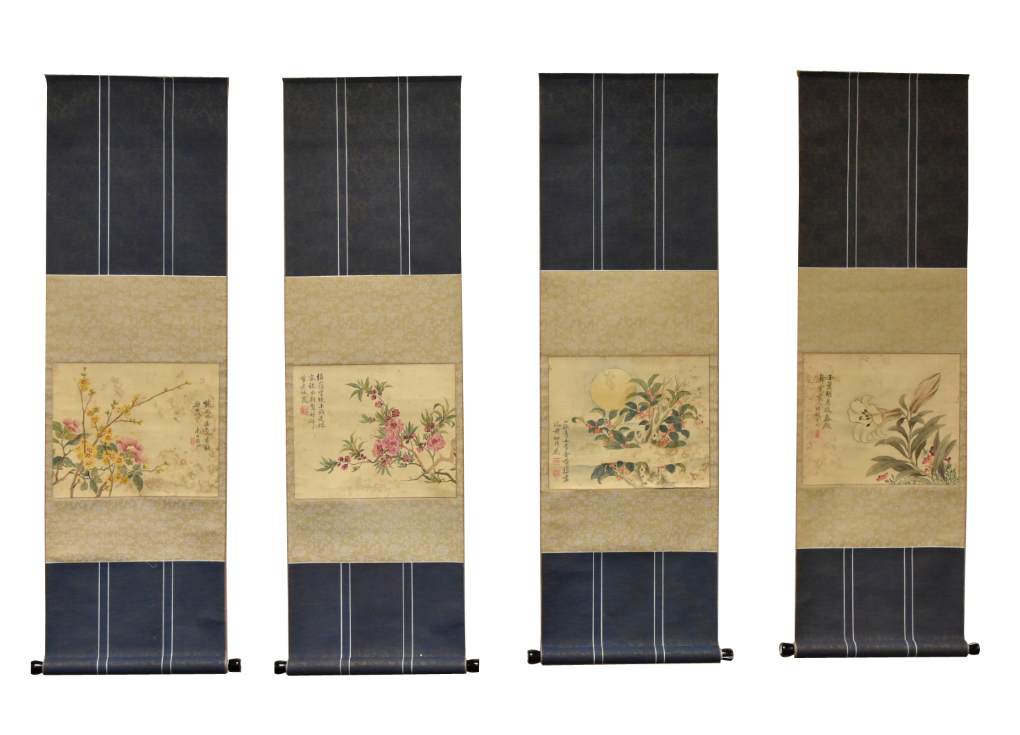4 CHINESE PAINTING OF SEASON