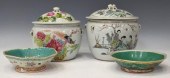 (4) CHINESE PORCELAIN LIDDED P