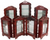 (4) CHINESE ROSEWOOD FOLDING T