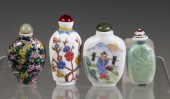 (4) CHINESE SNUFF BOTTLES Incl