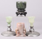 (4) Chinese stone items, c/p p