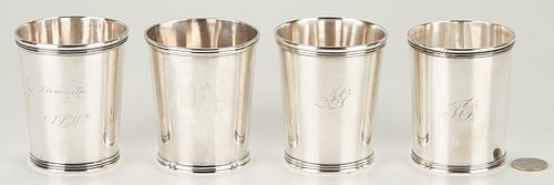 4 CINCINNATI OH COIN SILVER JULEP