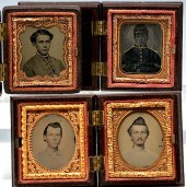 4 CIVIL WAR ERA 1/16 PLATE AMB
