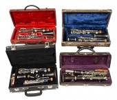 (4) Clarinets, c/o Buescher se