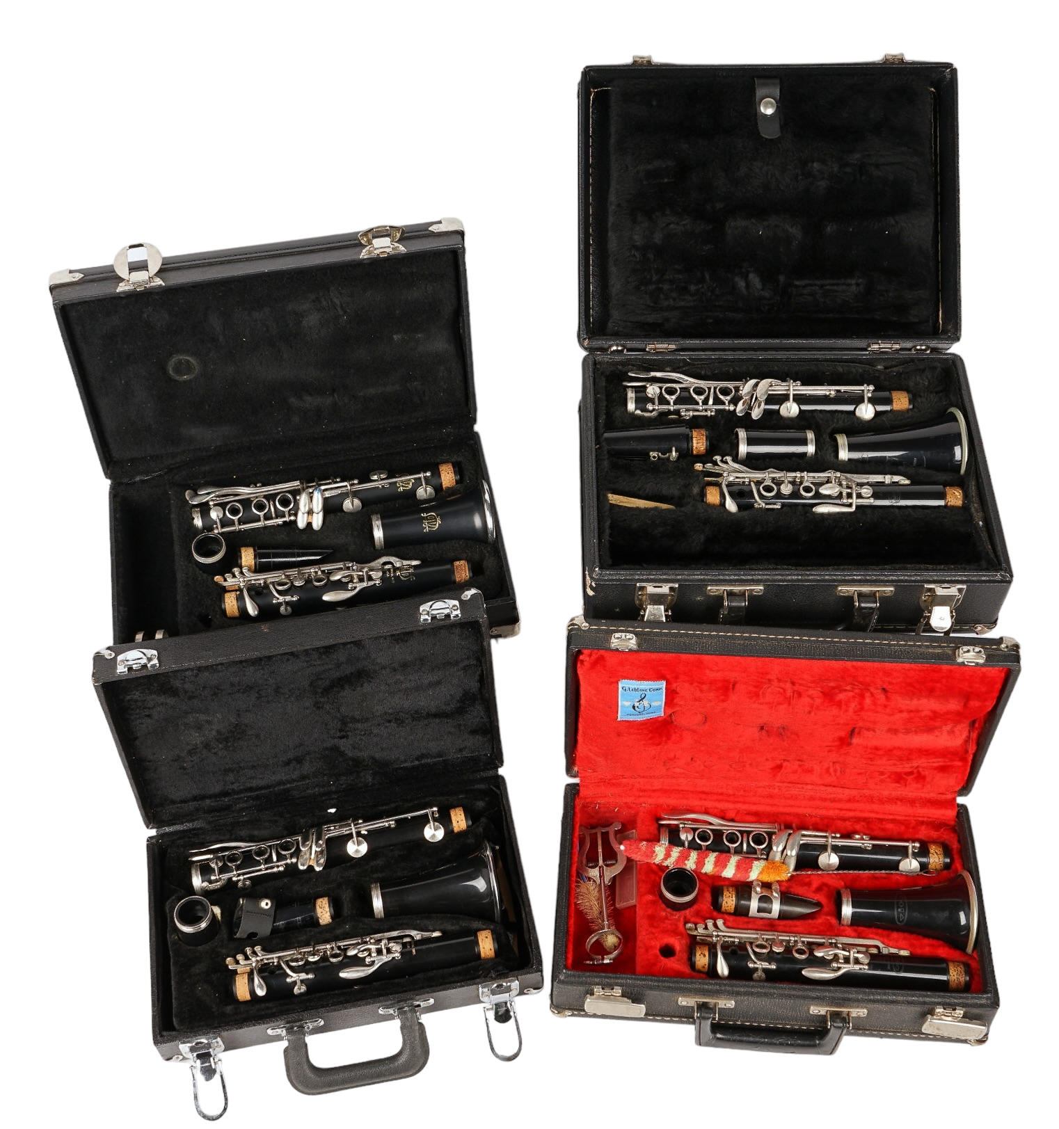 (4) Clarinets, c/o Kenosha WI