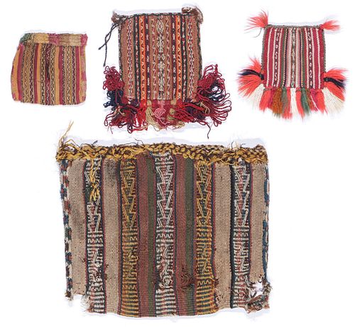 4 COCA LEAF BAGS (CHUSPA), BOLIVIA4