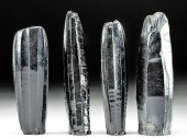 4 COLIMA OBSIDIAN STONE CORESP