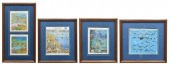 (4) COLLECTION OF FRAMED POSTA