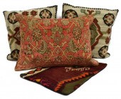 (4) COLLECTION OF KILIM RUG PI