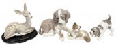 (4) COLLECTION OF LLADRO PORCE