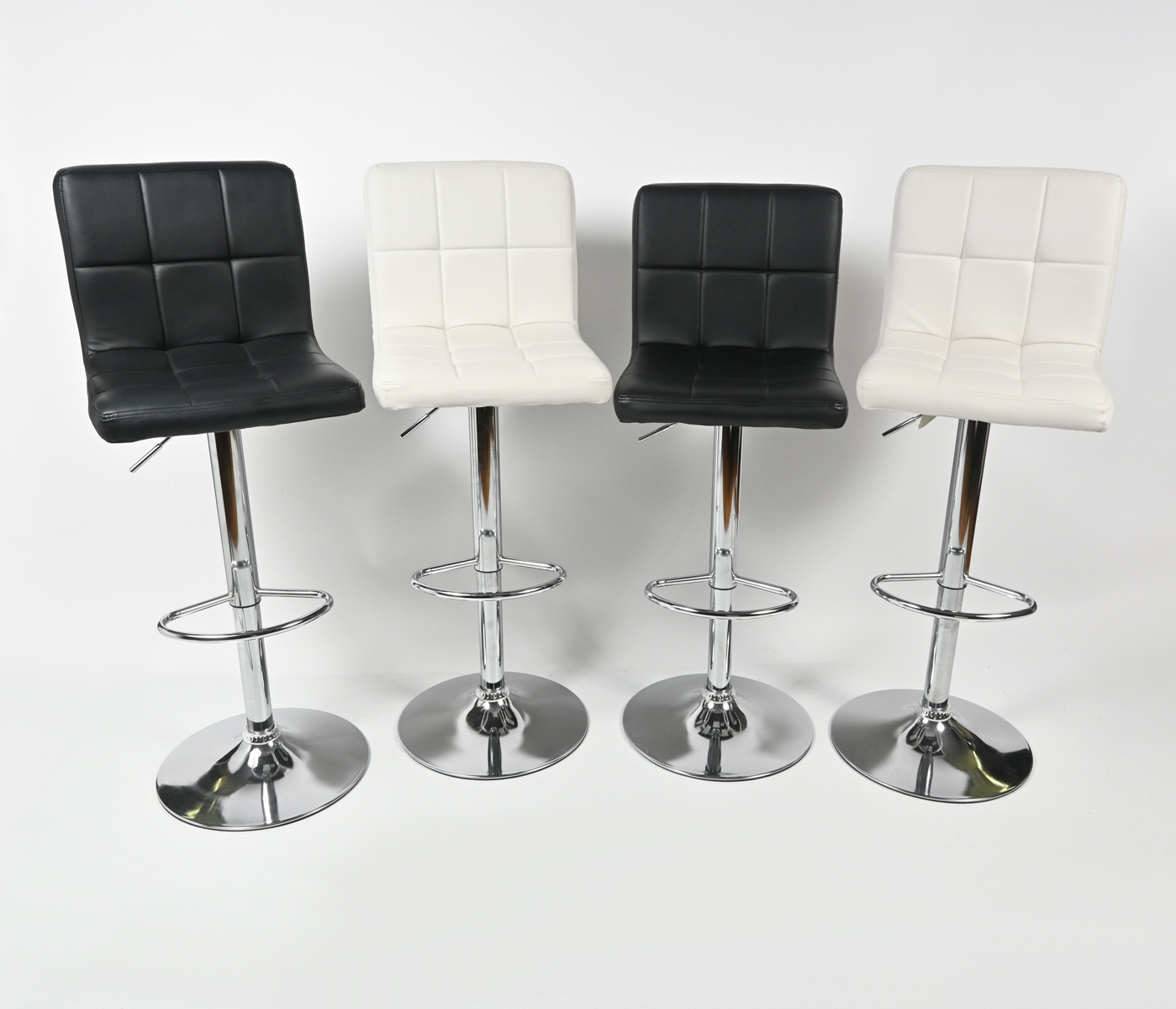 4 CONTEMPORARY BARSTOOLS: Four