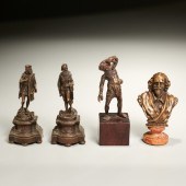 (4) CONTINENTAL CABINET BRONZE