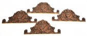 (4) CONTINENTAL CARVED ARCHITE