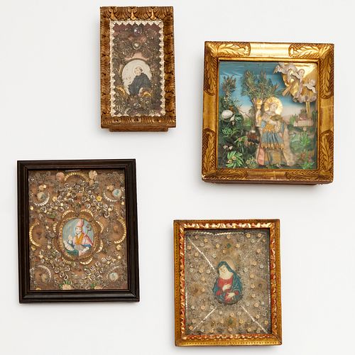 (4) CONTINENTAL DEVOTIONAL ICONS