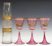(4) CONTINENTAL HAND-PAINTED G