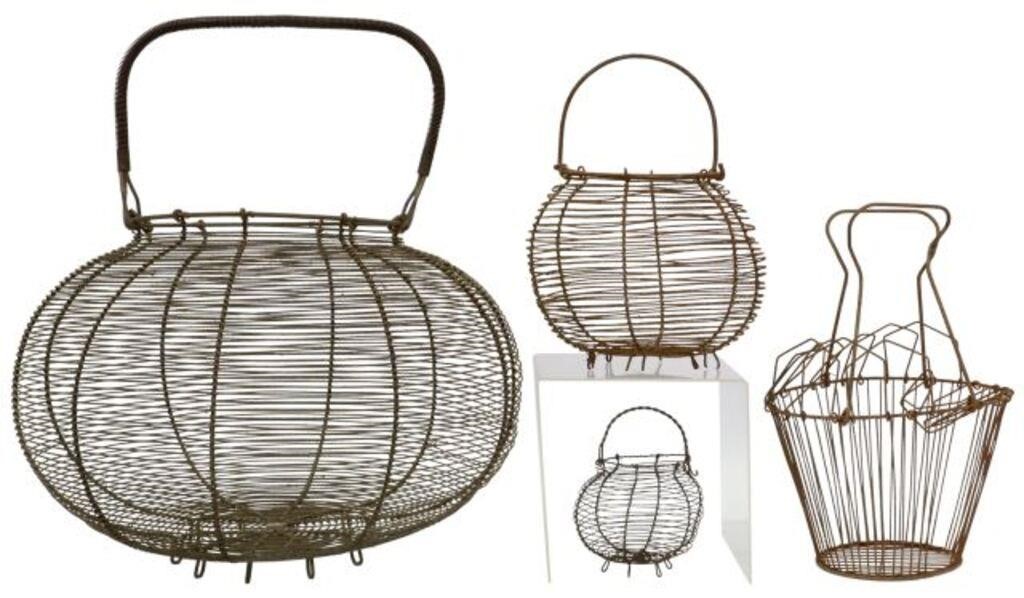 (4) CONTINENTAL METAL WIRE EGG