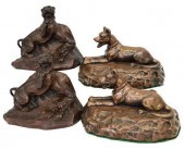 (4) COPPER CLAD & METAL TIGER