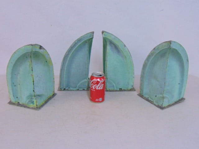 4 COPPER CORNER ROOF FINIALS,