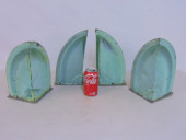 4 COPPER CORNER ROOF FINIALS,