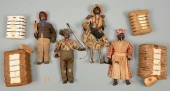 4 COTTON & CLOTH BLACK DOLLS &