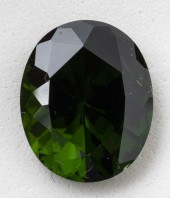 4 CT. LOOSE OVAL GREEN CHROME