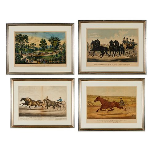 4 CURRIER & IVES EQUESTRIAN
