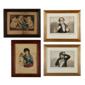4 CURRIER & IVES PRINTSCurrier