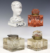 (4) CUT GLASS &AMP; PHRENOLOGY